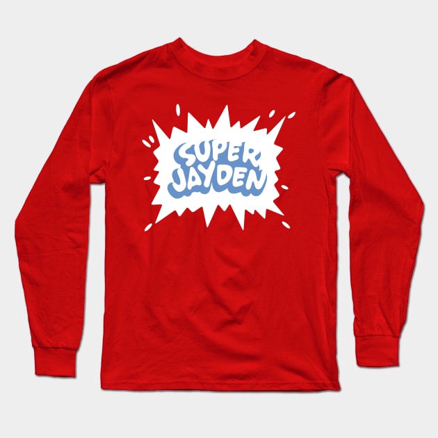 Super Jayden Long Sleeve T-Shirt by stuffbyjlim